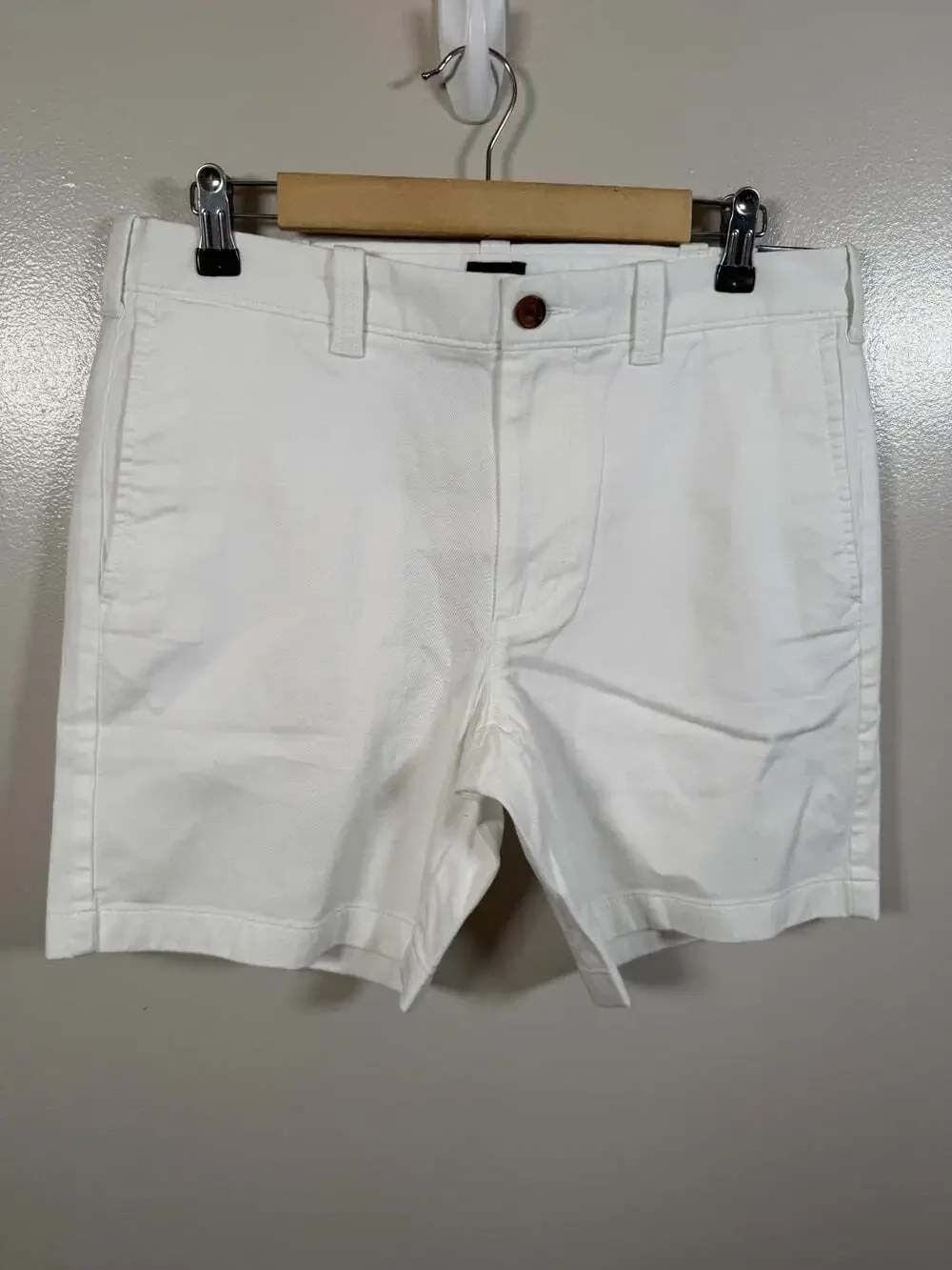 J. Crew Flex Chino Shorts Mens Size 32 White 7